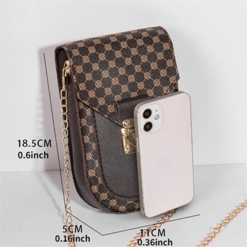 RexSwan Universal Crossbody Wallet Phone Bag for Women Mini Shoulder Arm Bag Cell Phone Purse Compatible for iPhone/Samsung Galaxy